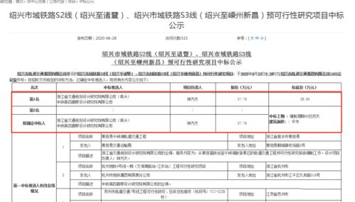 終于來了 紹興市域鐵路S2線 征遷將啟動